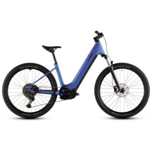 CUBE Bicicleta Eléctrica de Montaña - REACTION HYBRID ONE 800 - Easy Entry - 2026 - blueiris / reflect