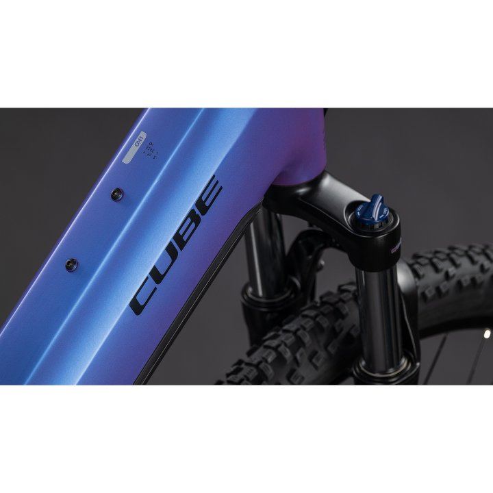 CUBE Bicicleta Eléctrica de Montaña - REACTION HYBRID ONE 800 - Easy Entry - 2026 - blueiris / reflect - Imagen 2