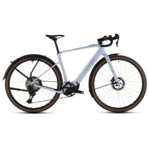 CUBE Bicicleta Eléctrica Gravel Carbono - NUROAD HYBRID C:62 SLX 400X FE - 2026 - iceblue / prism