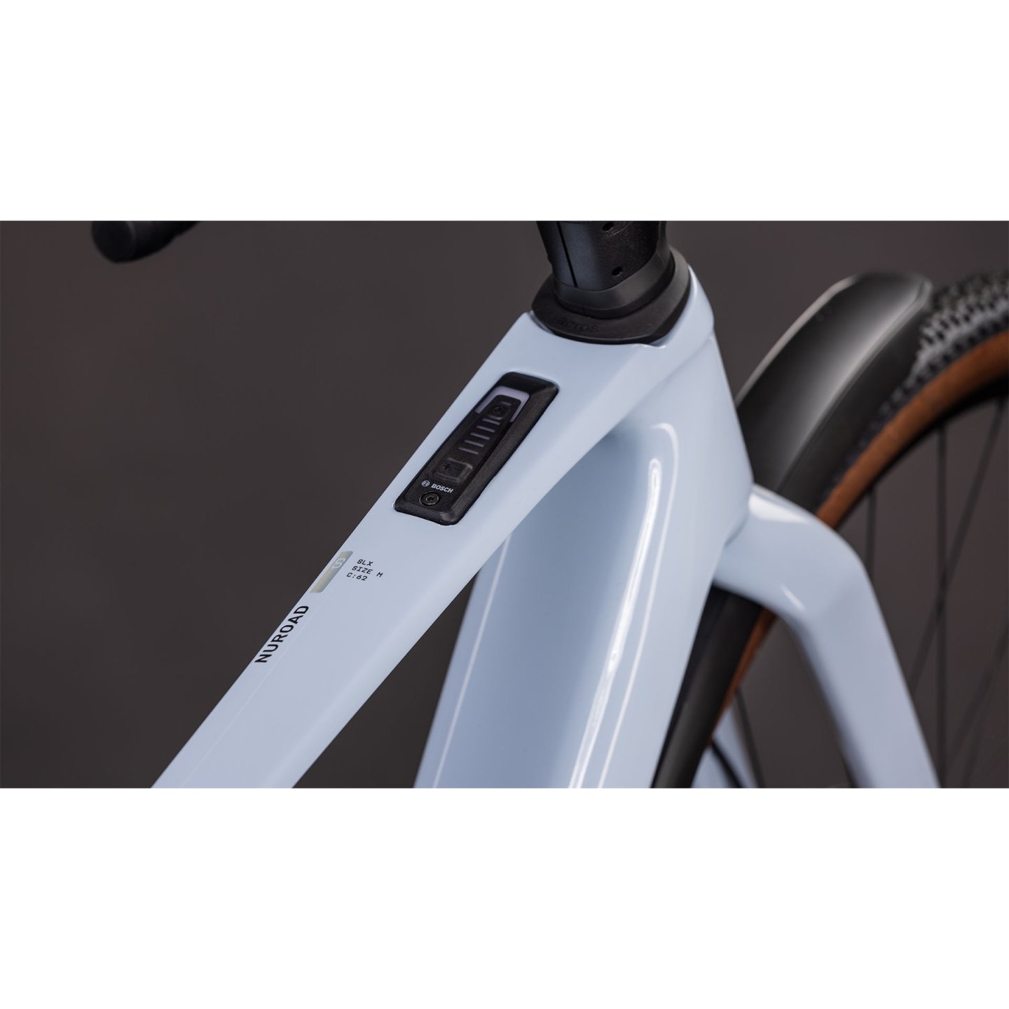 CUBE Bicicleta Eléctrica Gravel Carbono - NUROAD HYBRID C:62 SLX 400X FE - 2026 - iceblue / prism - Imagen 4
