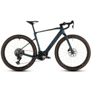CUBE Bicicleta Eléctrica Gravel Carbono - NUROAD HYBRID C:62 SLT 400X - 2026 - royalgreen / crisscross