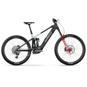 Ghost E-RIOT CF FULL PARTY - GX AXS - Mullet Carbon E-MTB - 2026 - ud carbon-mist blue / pure elegance glossy