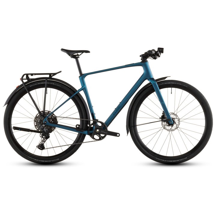 CUBE Bicicleta Urbana Fitness Carbono - NULANE C:62 SLX FE - 2026 - electricblue / blue
