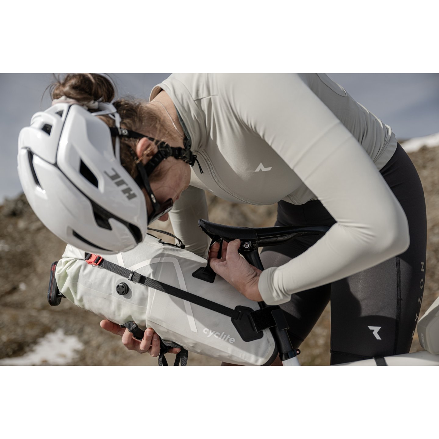 Cyclite Bolsa de Sillín - Saddle Bag / 02 - 12,9L - Gris claro - Imagen 3