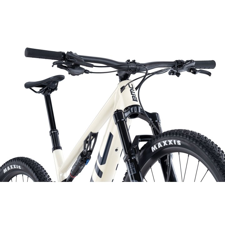 BMC Bicicleta Eléctrica de Montaña Carbono 29" - FOURSTROKE AMP LT TWO - 2026 - pearl white - Imagen 2